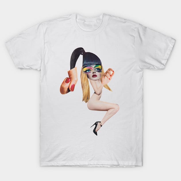 Fashion Monster Girl T-Shirt by Luca Mainini